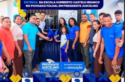 Prefeito Dr. Pedro Paulo, entrega escola totalmente reconstruída, moderna e preparada para acolher os alunos