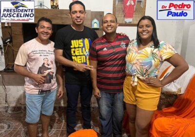 Prefeito Dr. Pedro, se reuniu com o Padre João Pedro e a equipe de organização do tradicional festejo de Santo Antônio para tratar da organização