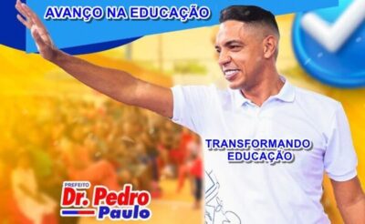 Prefeito Dr. Pedro Paulo, avança transformando a educação de Presidente Juscelino!