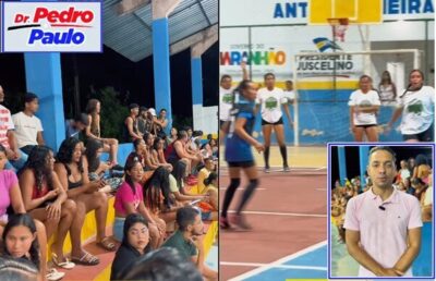 Prefeito Dr. Pedro Paulo, acompanha as competições promovidas pela prefeitura de Presidente Juscelino