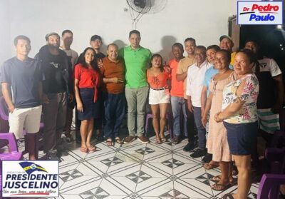 Prefeito Dr. Pedro Paulo, visita os pré candidatos a vereadores
