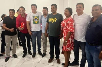 Prefeito Paraíba, participa do Encontro Regional do PT Maranhão, no município de Barreirinhas