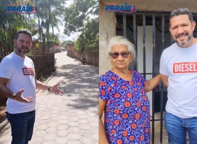 Prefeito Paraíba intensifica serviços de pavimentação em bloquetes no “Beco da dona Carmina”