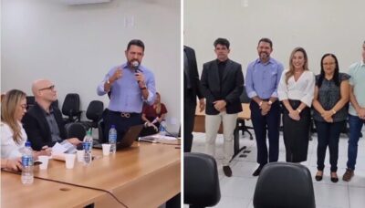 Prefeito Paraíba, participa de audiência pública, prestando contas do transporte escolar