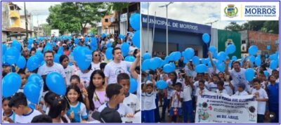 Prefeitura de Morros, realiza a 2° Caminhada de Conscietização do dia Mundial do Autismo