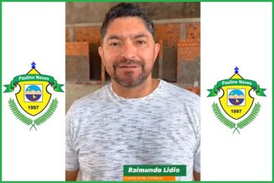 Prefeito Raimundo Lídio, visita a construção do tão sonhado Mercado Municipal de Paulino Neves