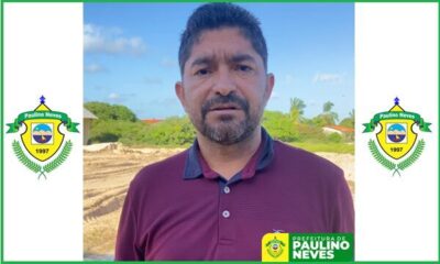 Prefeito Raimundo Lídio, realiza visita em obras importantes para Paulino Neves