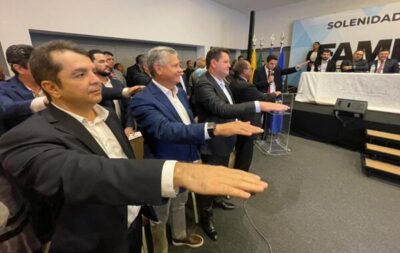 Prefeito Walace de Icatu toma posse na nova diretoria da FAMEM