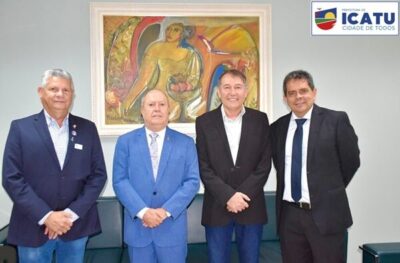 Prefeito da cidade de Icatu, Walace Azevedo, visita o novo procurador do MPMA