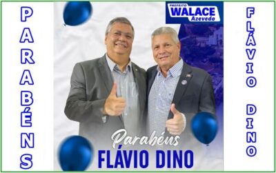 Prefeito de Icatu, Walace Azevedo, Felicita o ministro Flávio Dino, pelo seu aniversário