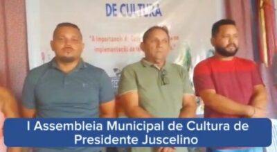 Prefeitura de Presidente Juscelino, realiza Assembleia Municipal de Cultura
