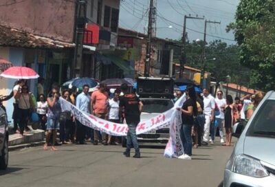 Professores de Morros protestam contra reajuste de Paraíba; categoria exige aumento de 33,24%