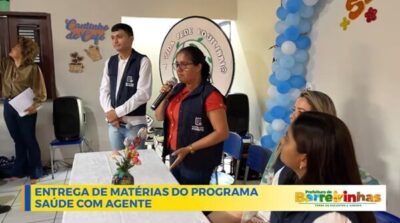 Prefeitura de Barreirinhas, entrega novo material de trabalho para Agentes Comunitários de Saúde e de Combate à Endemias do município