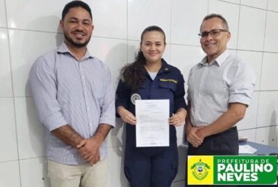 Secretários da prefeitura de Paulino Neves, visitam Capitania dos Portos em São Luís