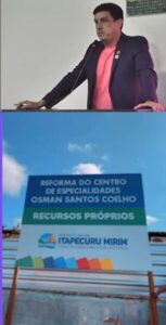 Vereador Daniel da Cerâmica participa da assinatura da ordem de serviço para reforma do Centro de Especialidades Osman dos Santos Coelho  em Itapecuru