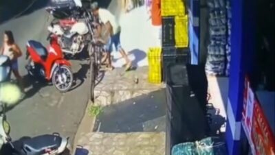Polícia busca identificar homem flagrado furtando bicicleta em Itapecuru Mirim