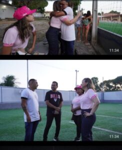 Projeto “Mulheres que Transformam” da Deputada Federal ( Detinha ) contribuiu para torneio de Futebol Feminino organizado pelo Líder Comunitário Jajá .