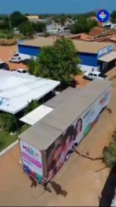 Vídeo: a presença da Carreta da Mulher no município de São Domingos foi um sucesso.