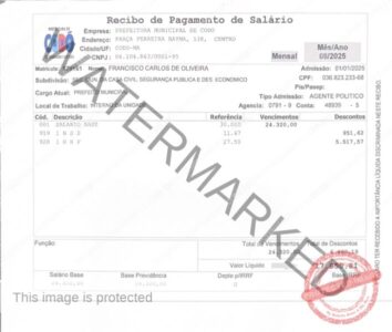 VERDADEIRA PEGADA: Prefeito Chiquinho Oliveira recebe quase R$ 25 mil por mês sem aprovação da Câmara