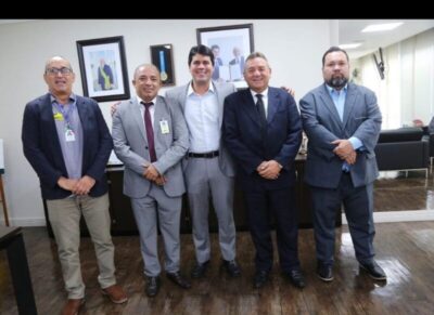 Amin Quemel reúne com o Ministro dos Esportes ( André Fufuca ) em busca de melhorias .
