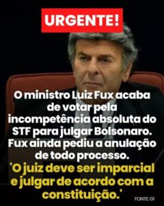 Fux lava a alma dos maranhenses cansados de “intromissões supremas”…
