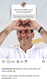 Braide faz novo movimento para fora de São Luís