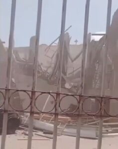 Vídeo: Fachada de igreja desmorona em São Luís