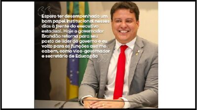 Felipe Camarão se despede do comando do Governo do MA