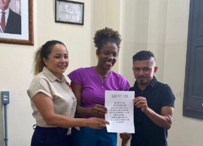 Vice Prefeita e secretario da Juventude de Paulino Neves, são recebidos por Tatiane da Juventude do estado