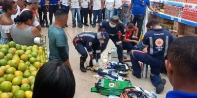 Funcionário sofre mal súbito e morre em supermercado em Paço do Lumiar
