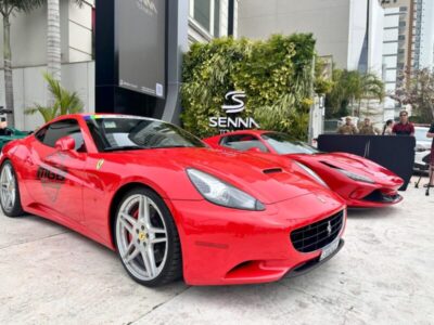 Supercarros avaliados em R$ 150 milhões desfilam por Balneário Camboriú