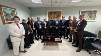 DELEGADO-GERAL DA POLÍCIA CIVIL DO MARANHÃO PARTICIPA DE REUNIÃO COM PROCURADOR-GERAL DE JUSTIÇA DO MPMA