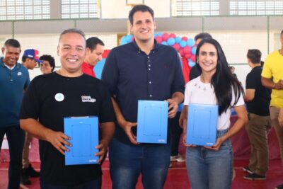 Fred Campos e Orleans Brandão reforçam parceria e entregam obras em Paço do Lumiar.
