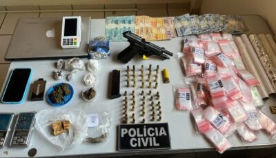 Drogas, armas e dinheiro são apreendidos em operação no interior do Maranhão