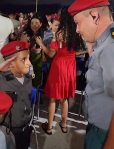 Momento emocionante marca solenidade no Colégio Militar Tiradentes XXII em Santo Amaro do Maranhão