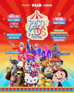 Fred Campos prepara Paço Kids Festival com grande festa no Dia das Crianças em Paço do Lumiar