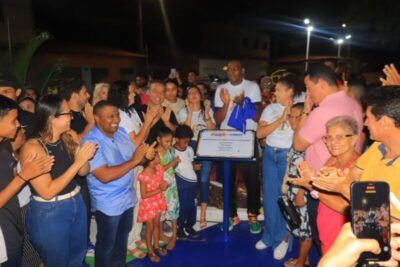 Fred Campos inaugura 13ª praça em Paço do Lumiar em nove meses de gestão