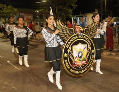 Organizado pela prefeitura, 1º Festival de Bandas e Fanfarras reúne talento, cultura e tradição na cidade de Pinheiro