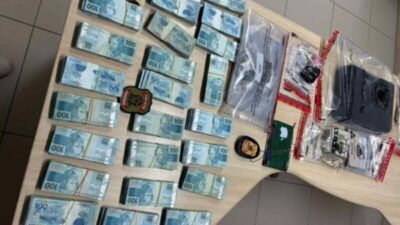 PF prende dupla em flagrante com R$ 250 mil em São Luís