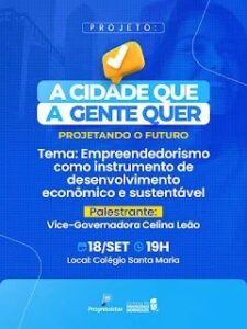 Progressistas organizam evento focado em empreendedorismo em Santa Maria