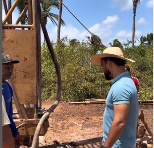 Prefeito Edilson da Alvorada intensifica a implantação de sistemas de abastecimento de água em Palmeirândia