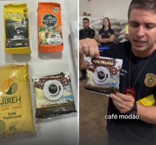 Polícia Civil e Vigilância Sanitária fecham depósito de café adulterado em Goiânia