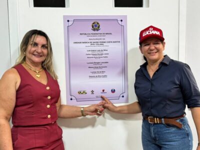 Luciana Leocádio inaugura mais uma UBS do Novo PAC no povoado Coluna em Buriti Bravo