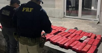 PRF e PM apreendem 100kg de maconha e efetuam quatro prisões no Maranhão