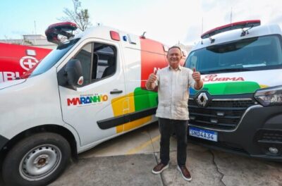 Prefeito Carrinho recebe ambulância para Viana do Governo do MA