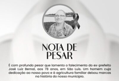 Falece o ex-prefeito de Bequimão, José Luiz Bernal
