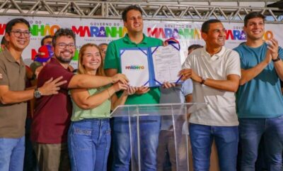Iracema Vale participa da assinatura de ordens de serviço em São Benedito do Rio Preto, Belágua e Urbano Santos