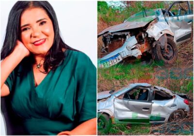 Grave acidente na BR-010 deixa recepcionista do hospital municipal de Porto Franco morta e duas pessoas feridas