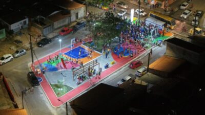 Paço do Lumiar: Prefeito Fred Campos entrega 13ª praça construída por sua gestão