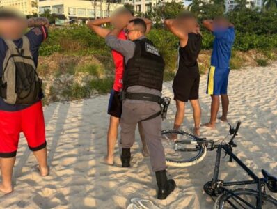 PMMA conduz grupo suspeito de assaltar e ferir vítima com garrafa na orla de São Luís